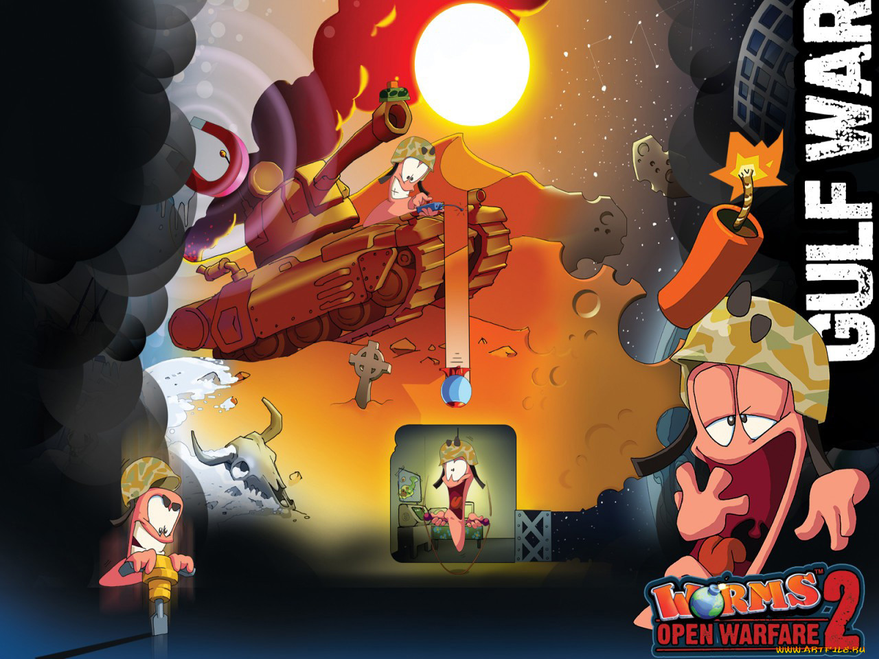 worms, open, warfare, , 